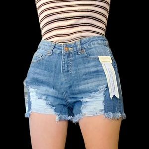 NWT Legend of London Distressed Shorts Size 3